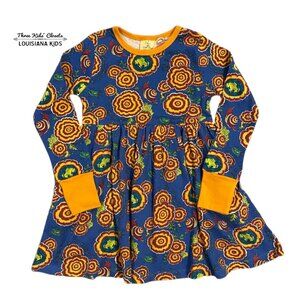 NEW Coddi & Womple 5Y Organic Frogs Snails & Bugs Dress